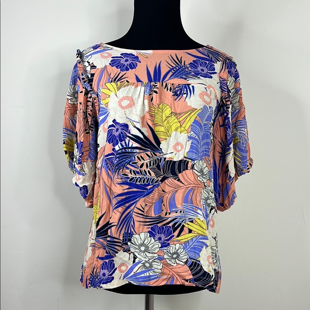 SANCTUARY Floral Print Women's Blouse XS